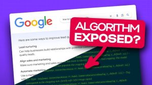 google algorithm leak local seo